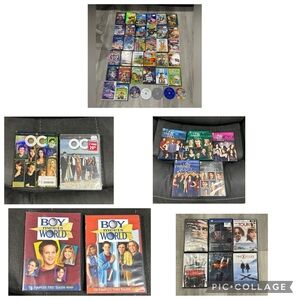 Massive DVD lot of 50+ !! Movies, shows, cartoon ect!!
